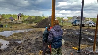 Заказать монтаж винтовых свай в Тейково - цена под ключ с доставкой от 1854 шт