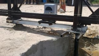 Купить сваи для ворот в Тейково. Заказать ворота на сваях под ключ от 21620 руб